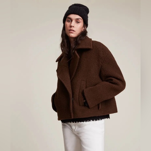 ALLSAINTS Boston Wool Blend Jacket - Picture 6 of 15